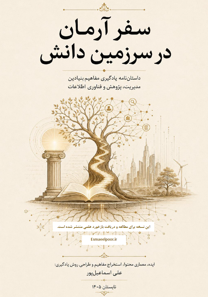 جلد کتاب سفر آرمان در سرزمین دانش
